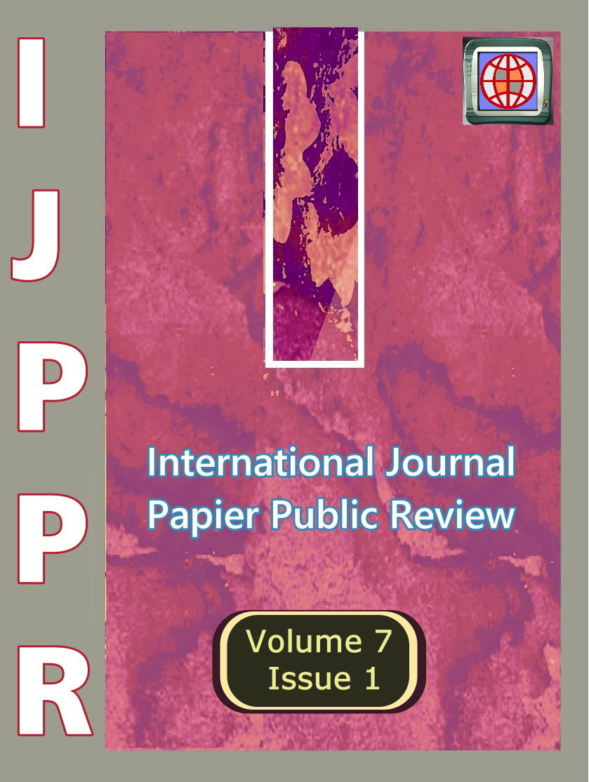 					View Vol. 7 No. 1 (2026): International Journal Papier Public Review
				